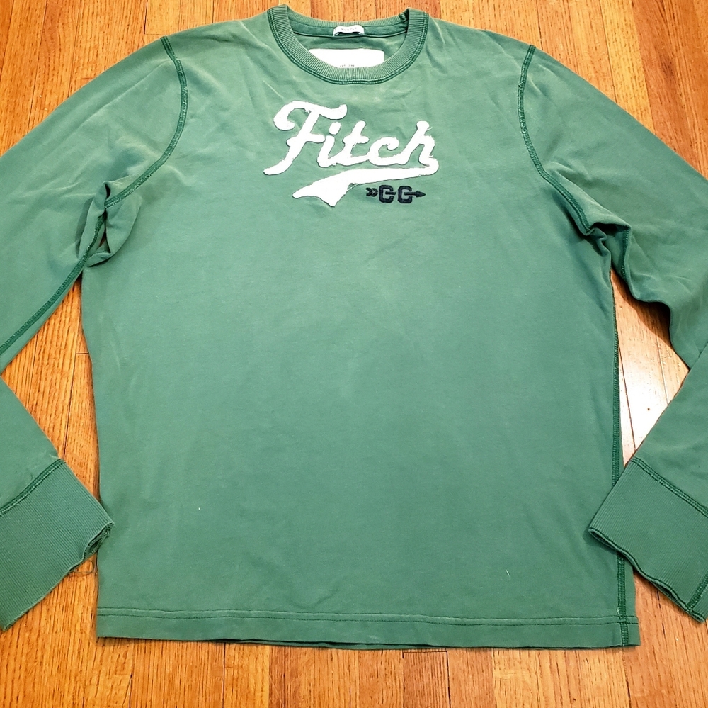 Vintage Abercrombie and Fitch Muscle Hoodie Mens Large Distressed Long Sleeve